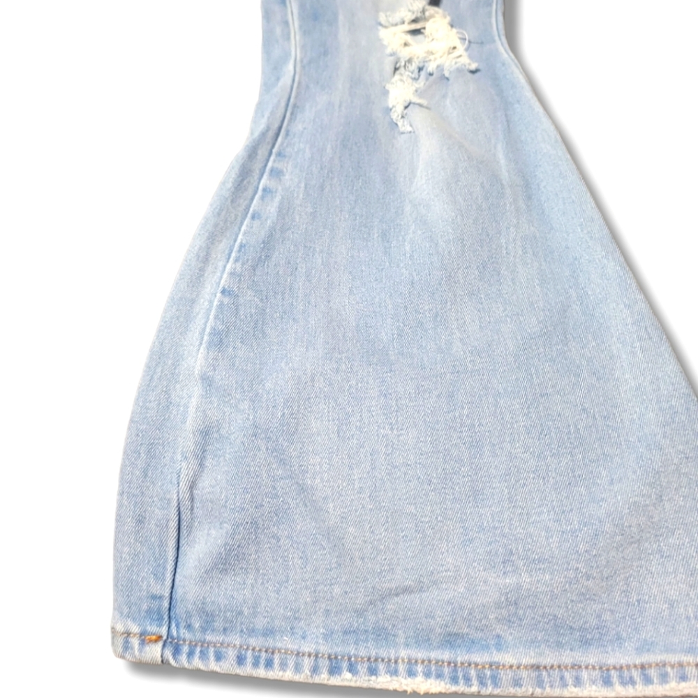 Rue21 Size 7 juniors stone washed denim bell bottoms. - Picture 2 of 10